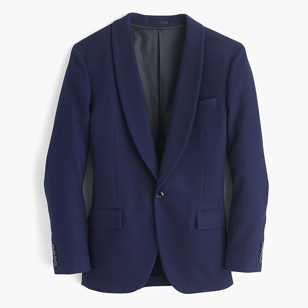 J. Crew Cotton Shawl Collar Dinner Jacket